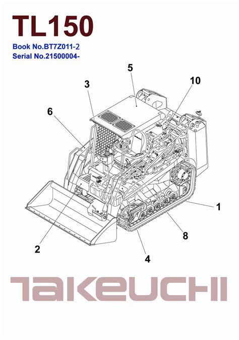 takeuchi tl150 parts manual